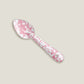 Pink Enamel Soup Spoon
