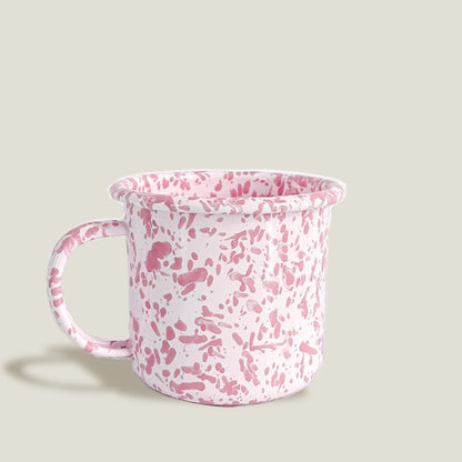 Pink Enamel Mug