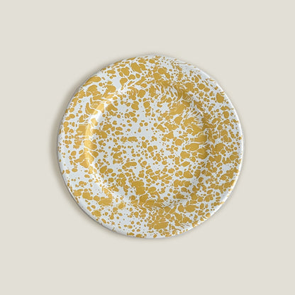 Yellow Enamel Dinner Plate