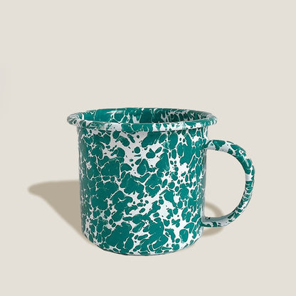 Green Enamel Mug