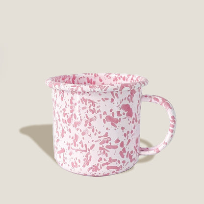 Pink Enamel Mug