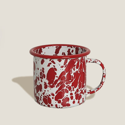 Taza Esmaltada Roja