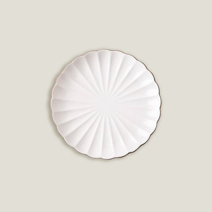 Floral White Tableware Plates