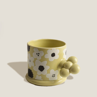 Flower Ceramic Colors Mugs