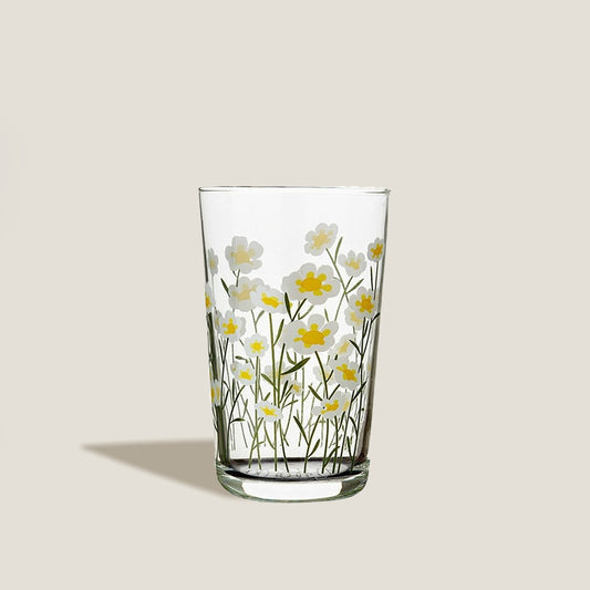 Daisy Flower Glass