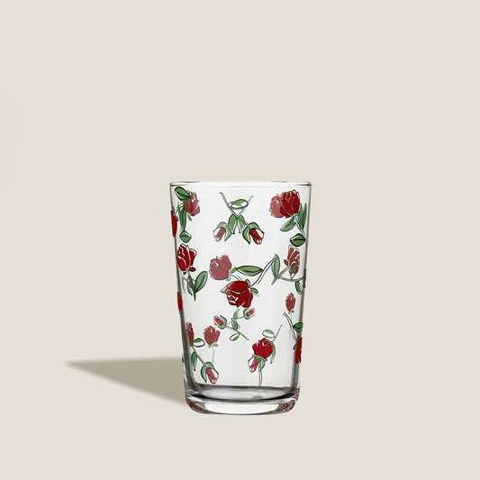 Rose Flower Glass
