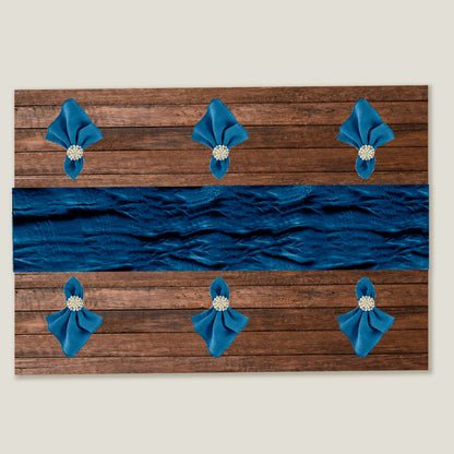 Lake Blue Gauze Napkin Set