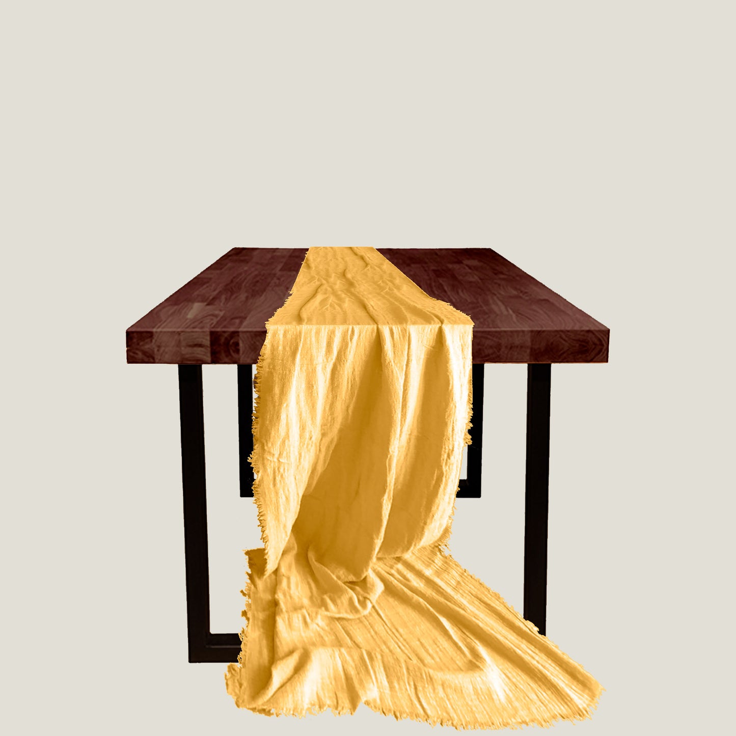 Ginger Gauze Table Runner