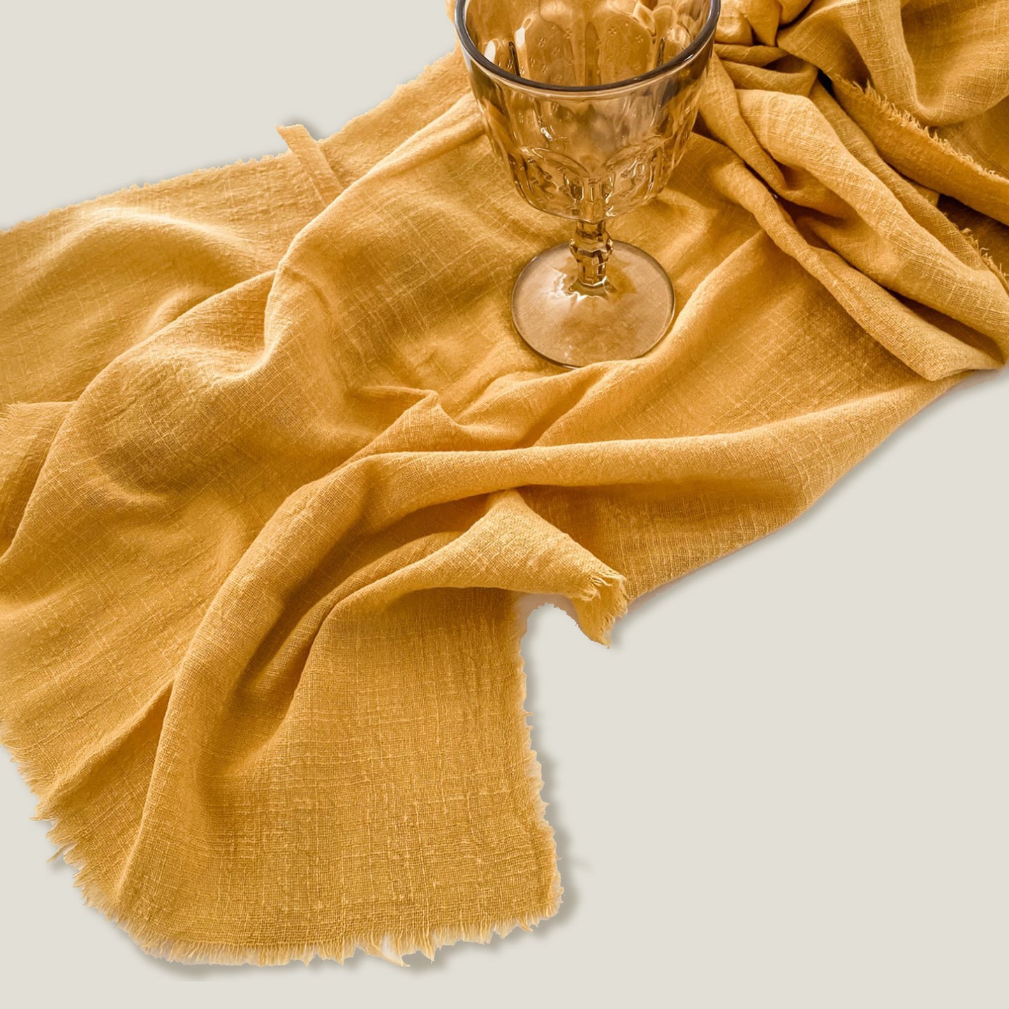 Ginger Gauze Table Runner