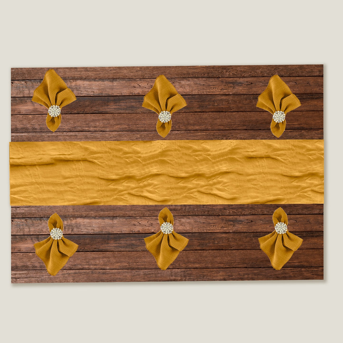 Ginger Gauze Table Runner