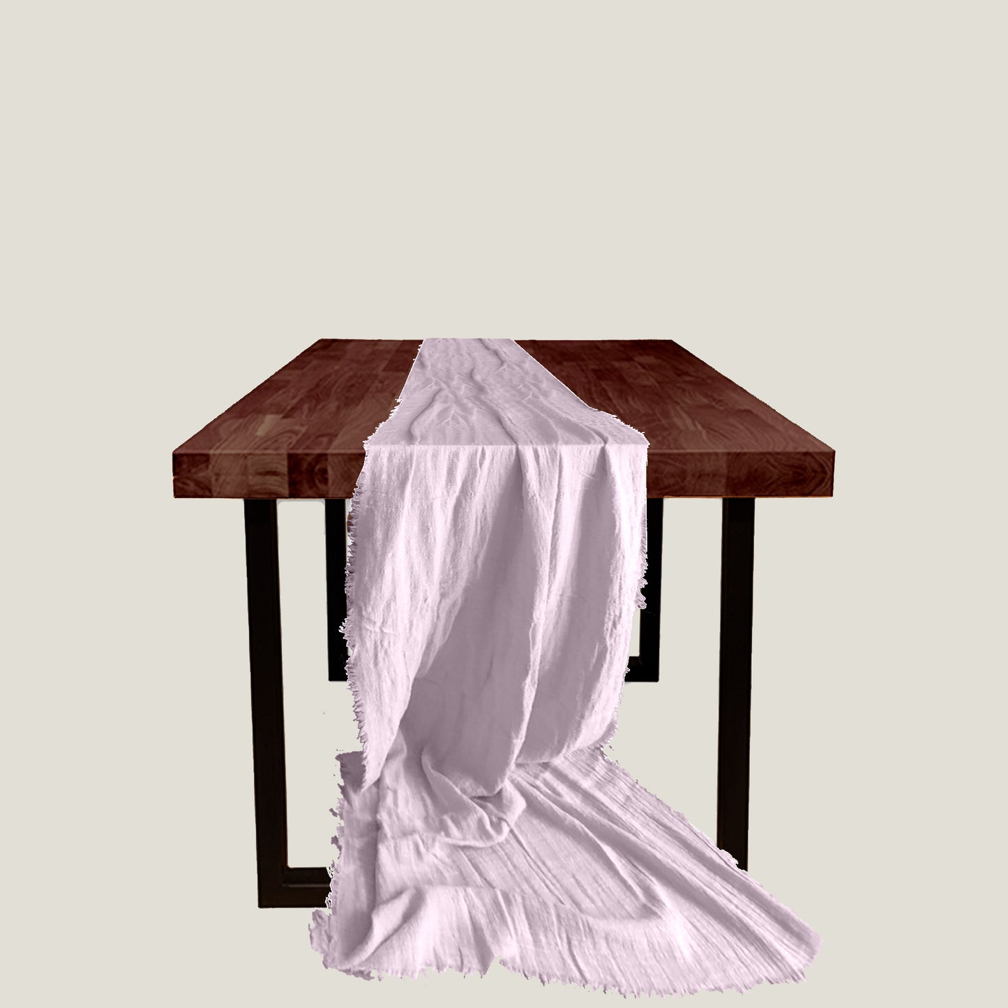 Purple Gauze Table Runner