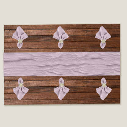 Purple Gauze Napkin Set