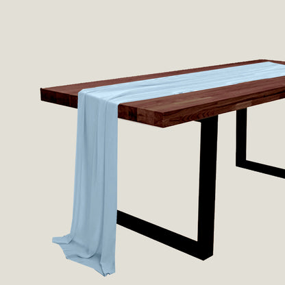 Sky Blue Gauze Table Runner