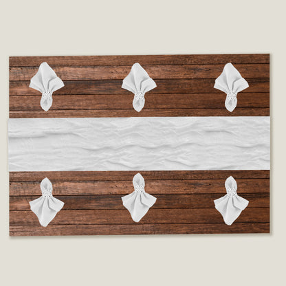 White Gauze Napkin Set