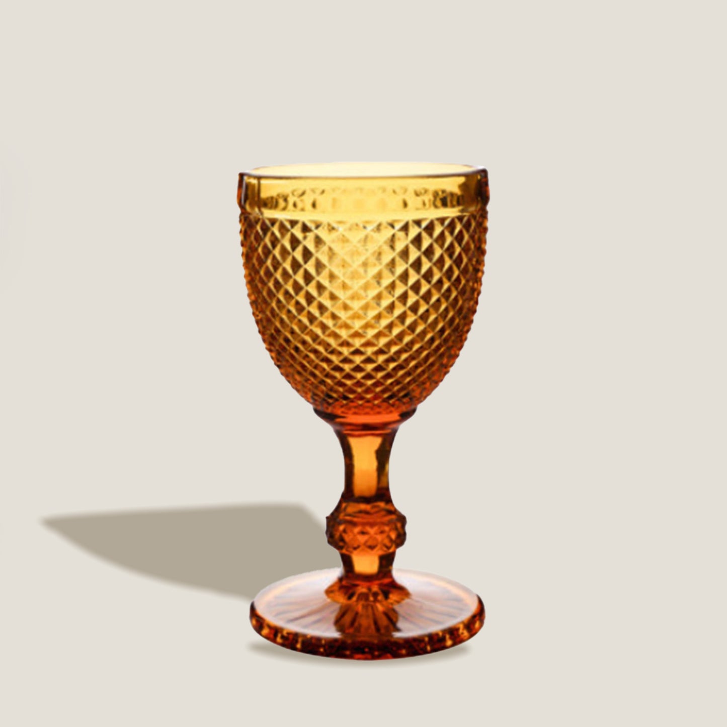 Copa De Cristal Naranja