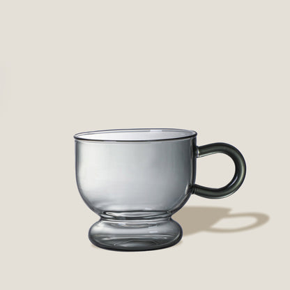 Gray Glass Mug