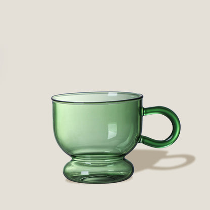 Taza De Vidrio Verde Tranquil