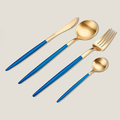 Gold Colors Cutlery Set