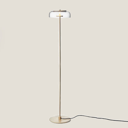 Floor Gold Glass Lamp