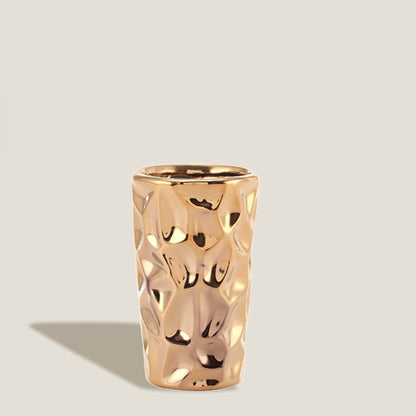 Gold Irregular Toothbrush Cup