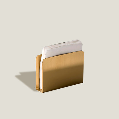 Gold Rectangle Napkin Holder