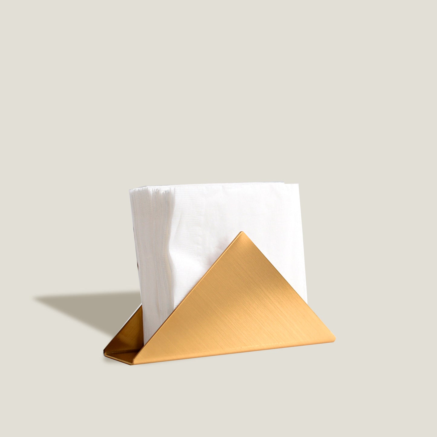 Gold Triangle Napkin Holder