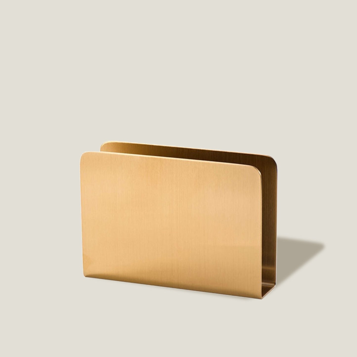 Gold Rectangle Napkin Holder