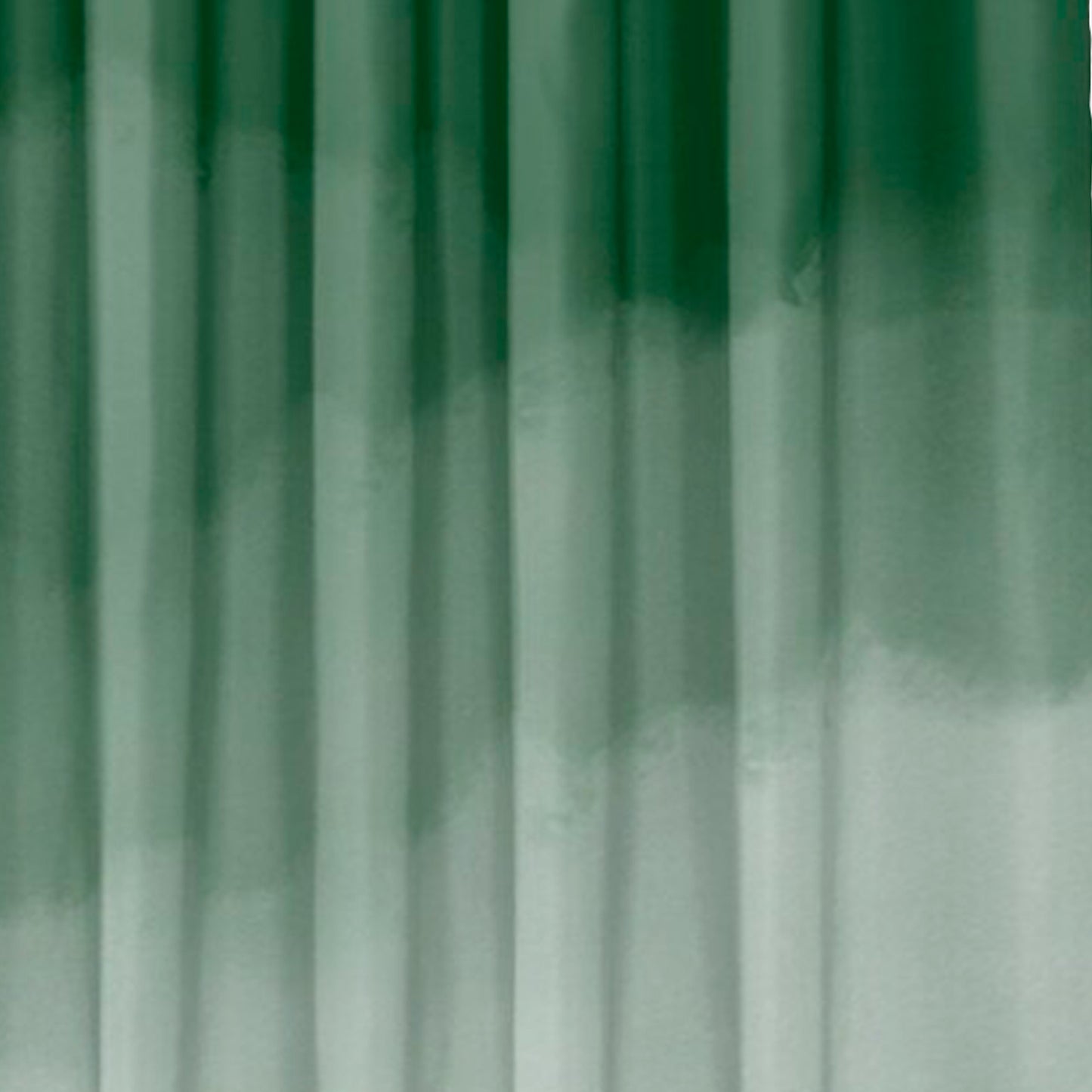 Green Watercolor Shower Curtain