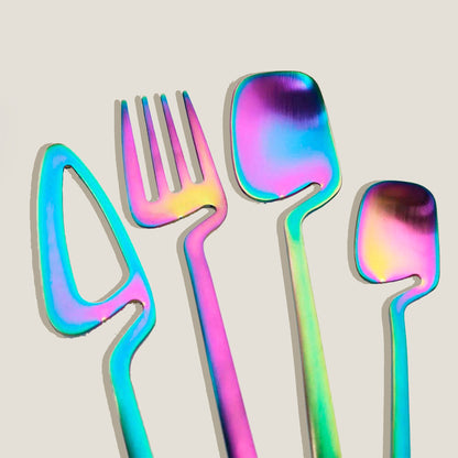 Rainbow Hollow Cutlery Set