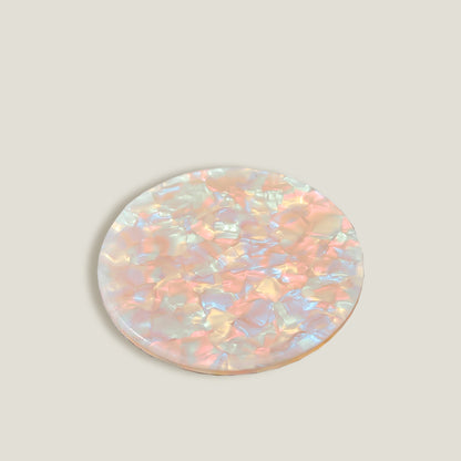 Holographic White Coaster