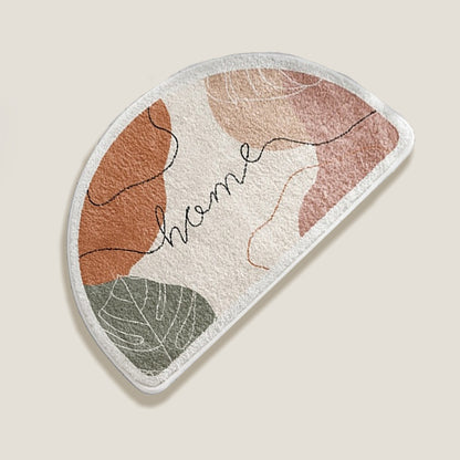 Home Semi Circle Bath Mat