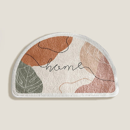 Home Semi Circle Bath Mat