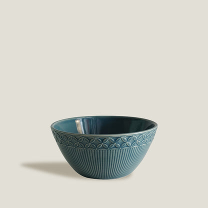 Green Knitted Ceramic Bowls