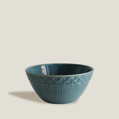 Green Knitted Ceramic Bowls