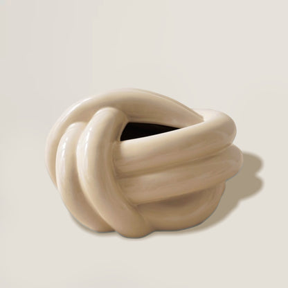 Knot Ceramic Tissues Box Holder