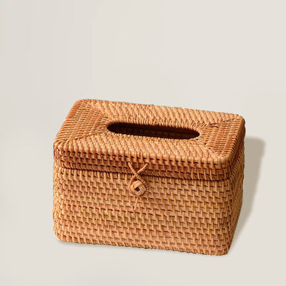 Rectangle Rattan Tissue Box Holder