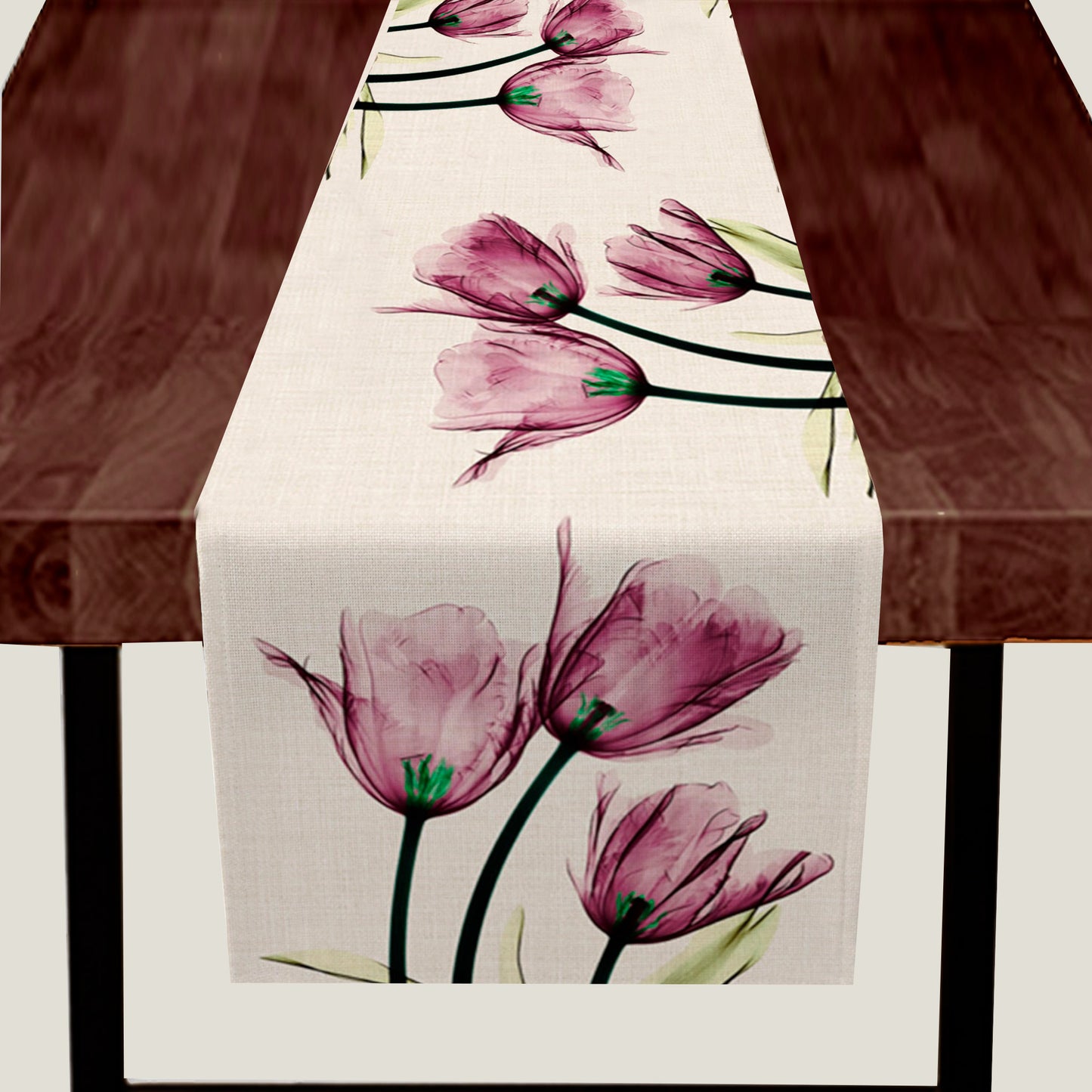 Lilac Tulips Table Runner