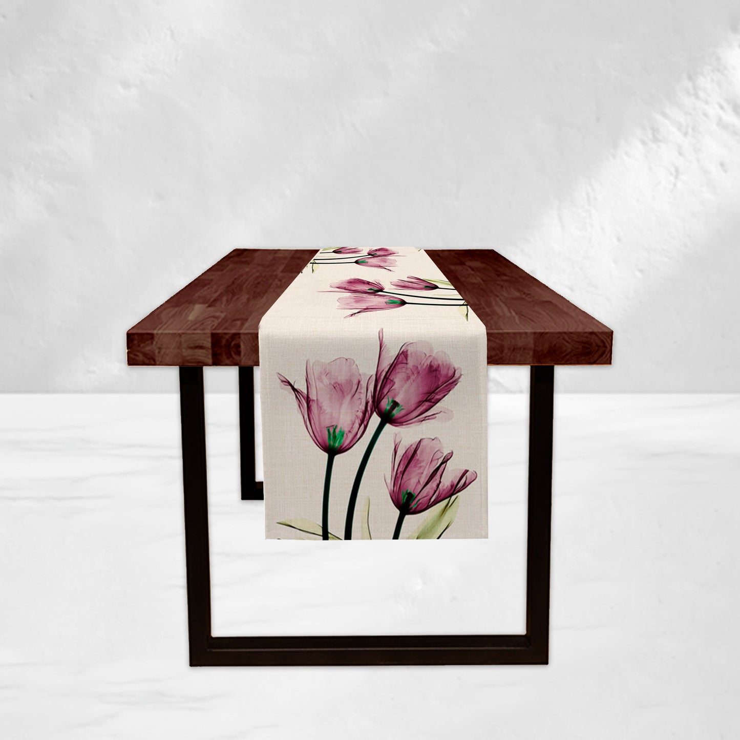 Lilac Tulips Table Runner