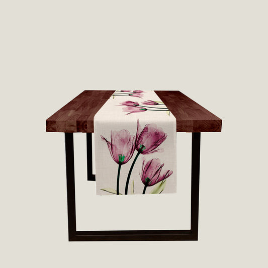 Lilac Tulips Table Runner