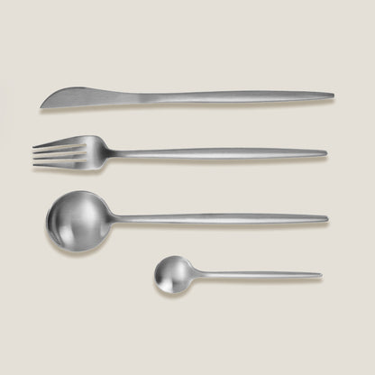 Line Silver Cutlery Set