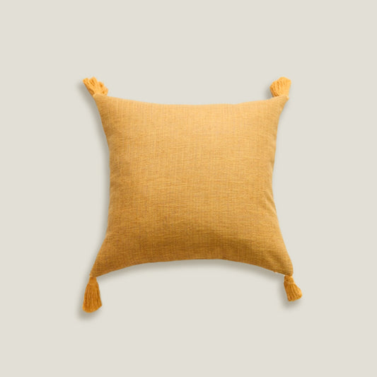 Yellow Linen Cushion Cover