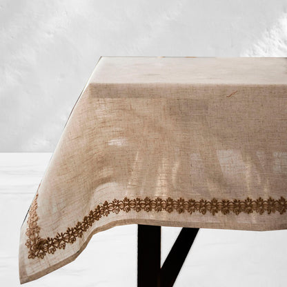 Linen Lace Tablecloth