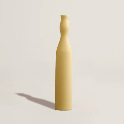 Yellow O Ceramic Vase