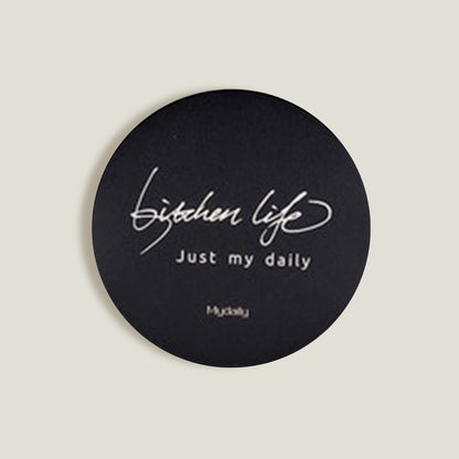 Black Metal Colors Coasters