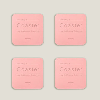 Pink Metal Colors Coasters