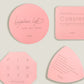 Pink Metal Colors Coasters