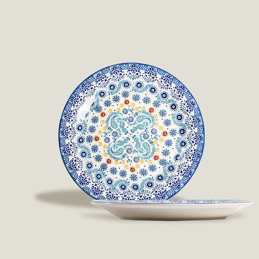 Blue Oaxaca Dinner Plates