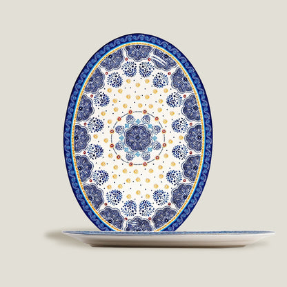 Blue Oaxaca Dinner Plates