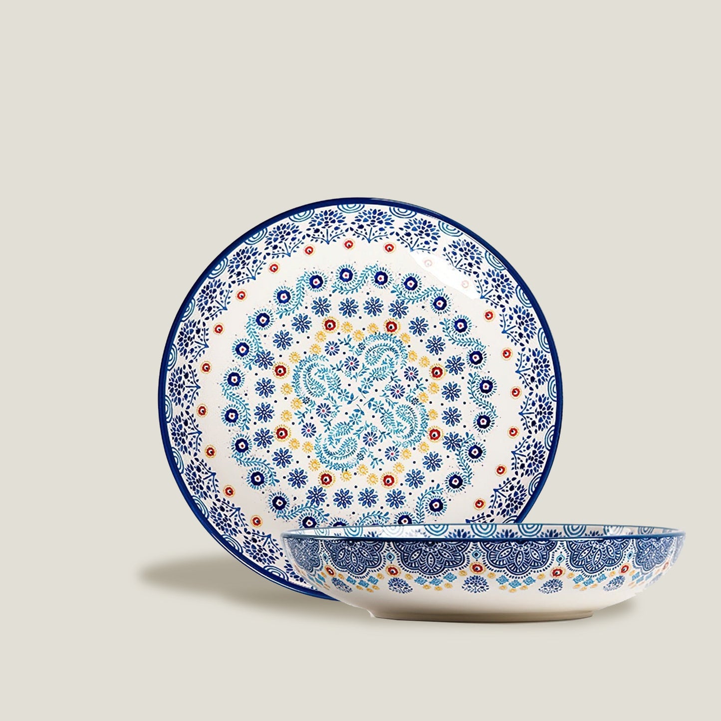 Blue Oaxaca Dinner Tableware