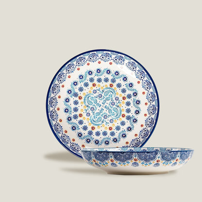 Blue Oaxaca Dinner Plates